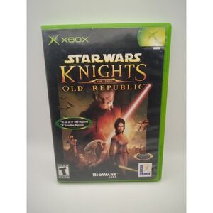 Star Wars‎ Knights Of The Old Republic Microsoft Xbox 2003 Complete Reg Card